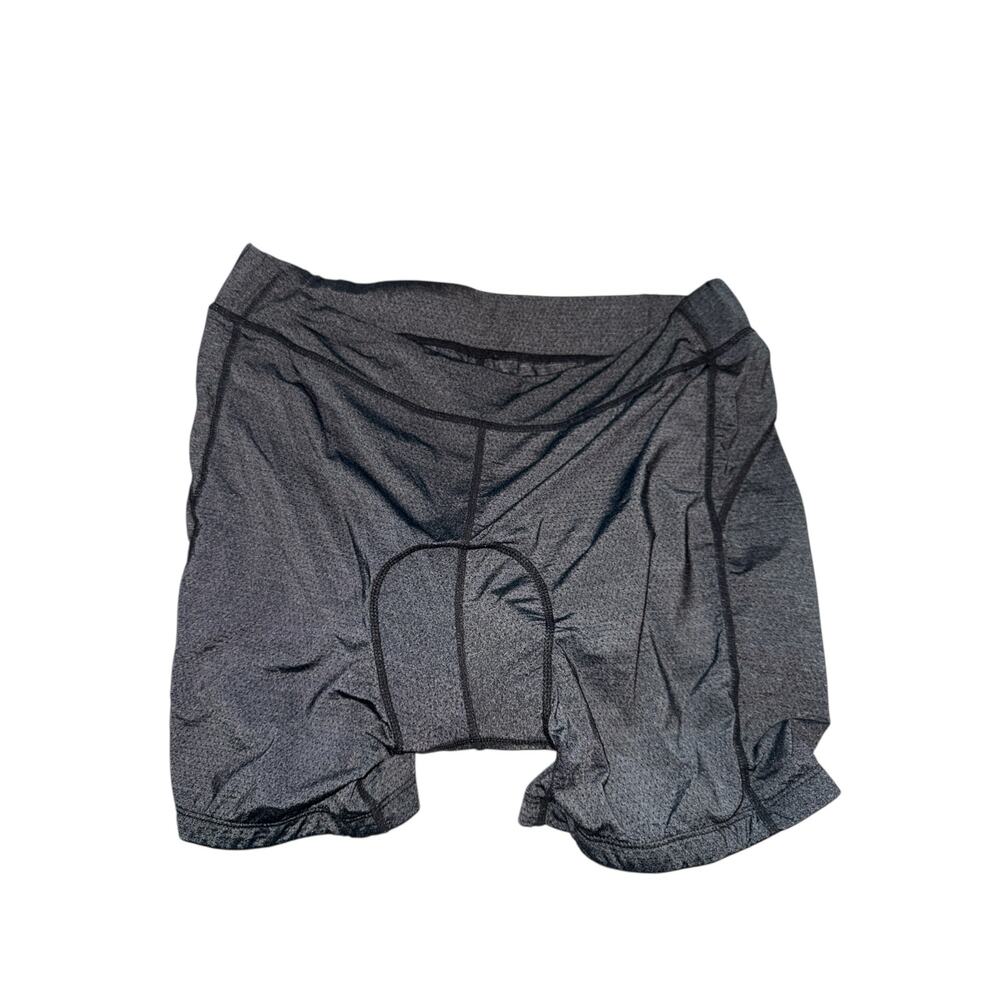 Dealyork charcoal bike short with padded saddle and grip on legs - size 2XL